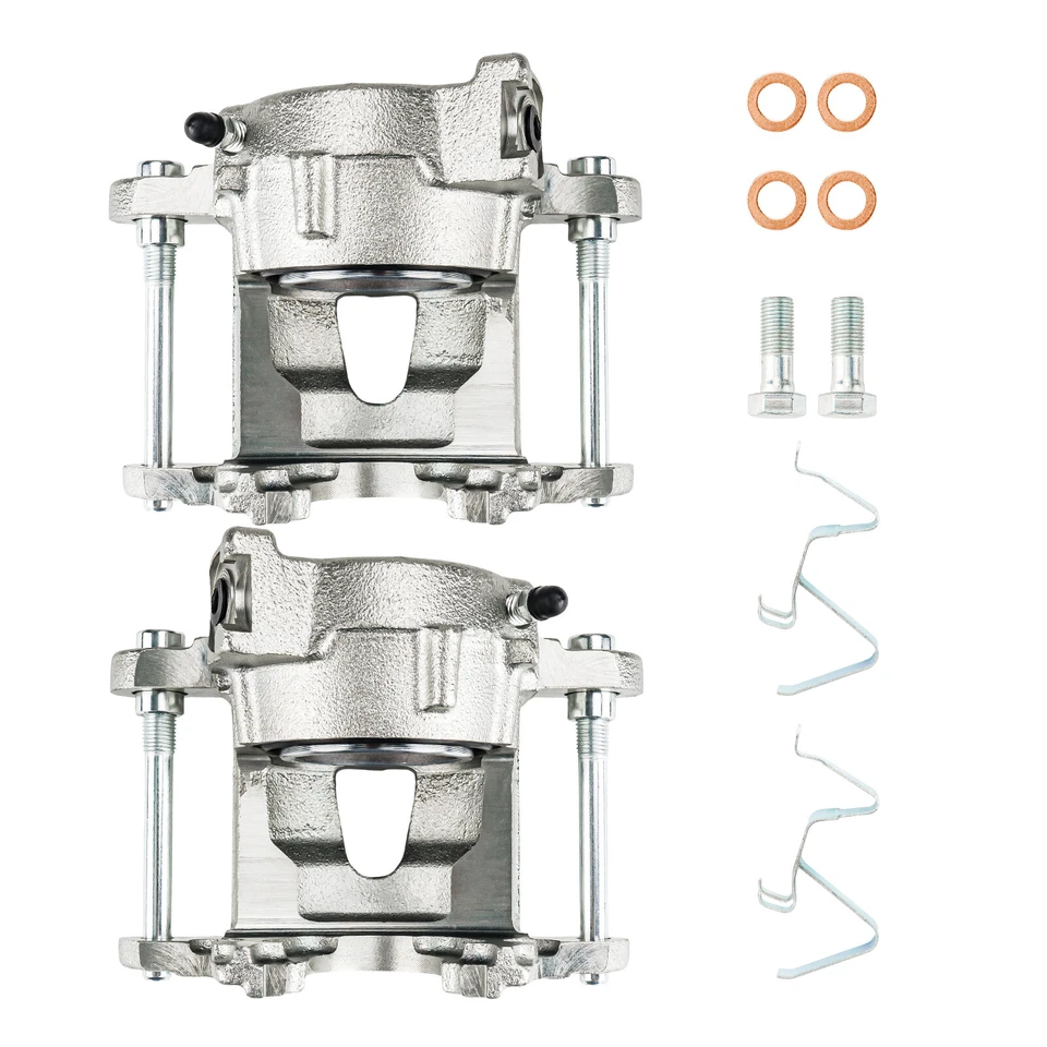 Pinzas de freno delanteras 2 piezas aptas para Chevy S10 1982-2003; Isuzu Hombre; GMC Sonoma Foto 2 de 4