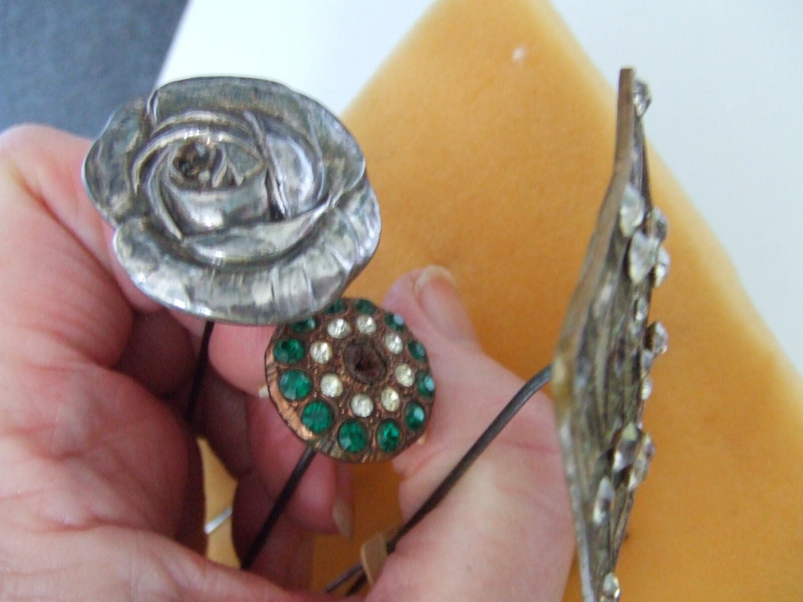 Collection of Long Vintage Hat Pins. eBay