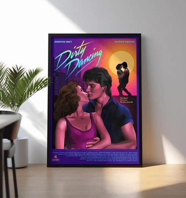 Dirty Dancing Poster | Dirty Dancing | Vintage Retro Art Print | Wall Art Print