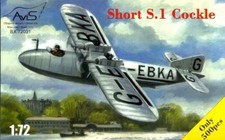 Avis Models 1/72 SHORT S.1 COCKLE British Flying Boat