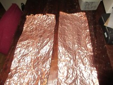 Pure Copper Foil Sheet for craft tooling metal 2 ea 8 x 22