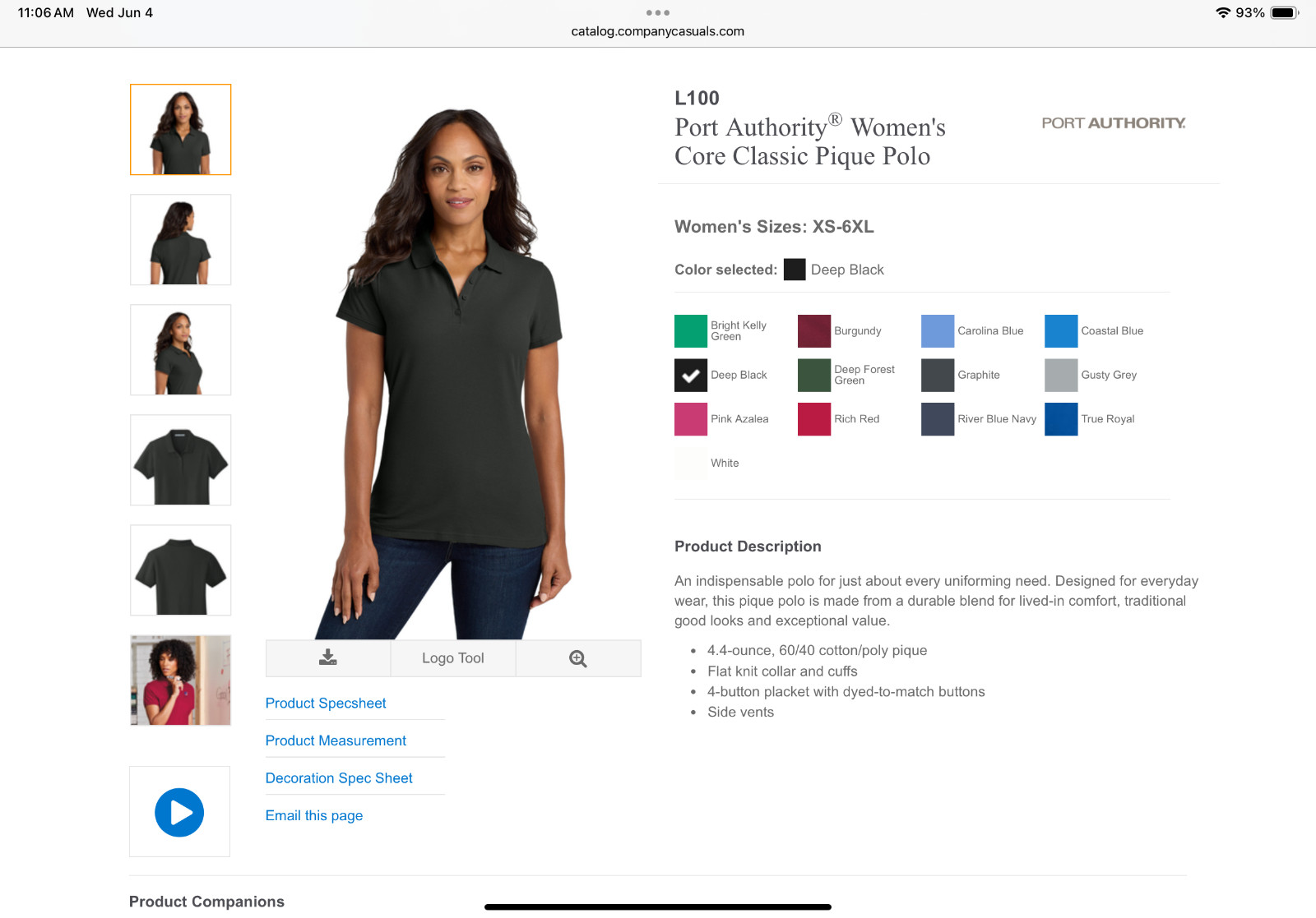 3 polos de mujer bordados con tu logotipo de alta calidad. Configuración de logotipo gratis.