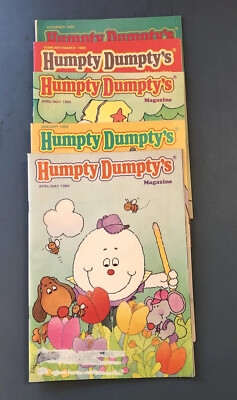 Humpty Dumpty's Magazine: Lot of 5 - 85' 86'Holidays Including