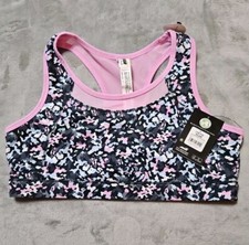 Avia Girls Reversible Sports Bra Size Large Plus L 10-12 Plus