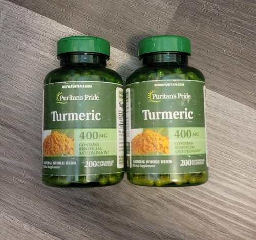 Puritan's Pride Turmeric 400mg - 200 Capsules