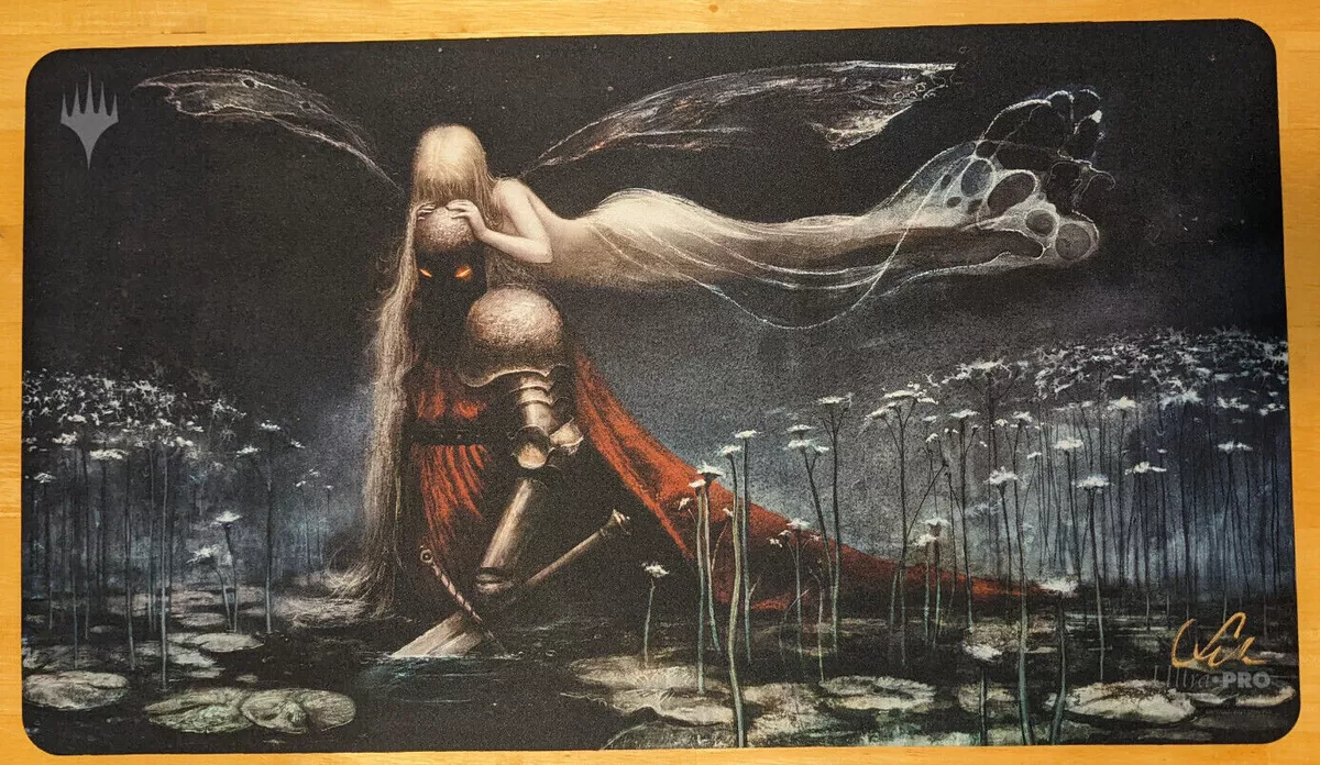 SOWER OF TEMPTATION - Seb McKinnon signed playmat - Rare Kickstarter MTG