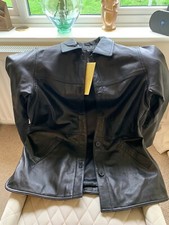 Leather Elements Black Leather Jacket Size S