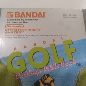 NES Bandai Golf Challenge  Pebble Beach  Cartridge