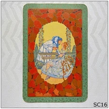 Lady Playing Swap Card (SC16)