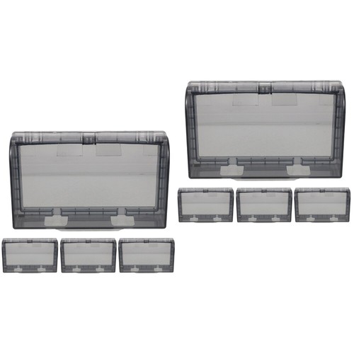 Set of 2 Plug Covers for Electrical Outlets Bubble Two Gang Protector