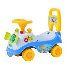 Uimoso Ride-On Push Car for Toddlers Ages 19 Months Sit-to-Stand Boys GirlsBlue