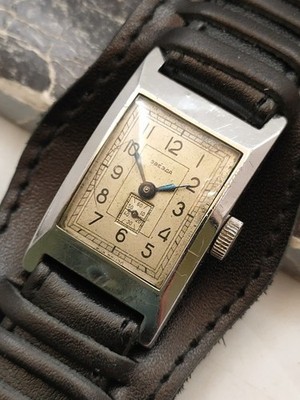 Rare Soviet Vintage ZVEZDA USSR Wristwatch from 1950s rare model Shock resistant
