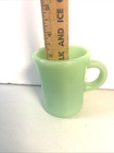 Rare FIRE KING Green Jadeite Restaurant Ware C Handle Coffee — photo 2