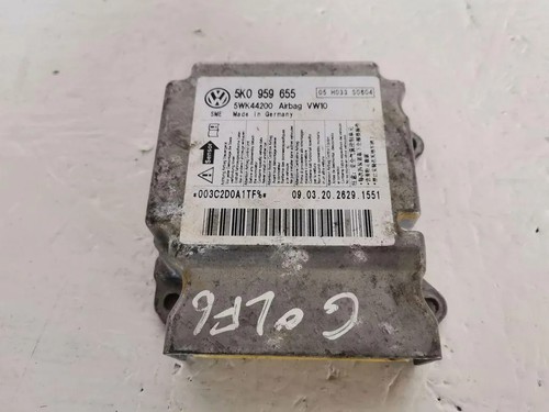 VW GOLF VI 5K1 Airbag-Steuergerät 5K0959655 2.00 Petrol 173kw 2011 35016760