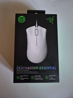 Razer DeathAdder Essential White Edition Ergonomic Wired Gaming Mouse