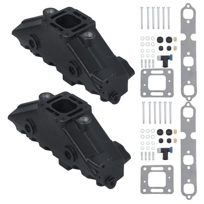 2x Exhaust Manifold for Mercruiser Sierra Marine 4.3L 99745 99746 99746A8