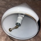 Black & White Cone Shaped Desk Or Table Mid-Century Modern Vintage Lamp Works — photo 5