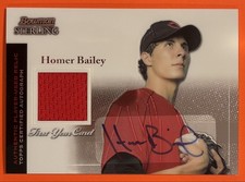 Homer Bailey Cards and Memorabilia Guide 12
