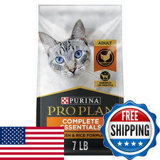 Purina Pro Plan High Protein Cat Food, Chicken  Rice, Probiotics 7 lb