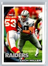 2010 Topps #207 Zach Miller Oakland Raiders