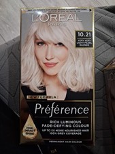 Image of Loreal Paris Preference Infinia Permanent Hair Color. 10.12 Light Blonde.