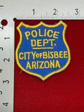 VTG/OBSOLETE (CITY OF BISBEE ARIZONA POLICE) SEW-ON PATCH, (UNUSED)