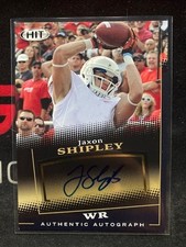 2015 Sage Hit Jaxon Shipley RC Auto A42 Texas Longhorns/Cardinals Rookie