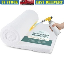 Ceramic Fiber Insulation Sheet 1-inch Thick High Temp Heat Resistant 2500F DIY