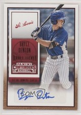 2015 Panini Contenders Draft Ticket Red Foil Bryce Denton #35 Auto n3t