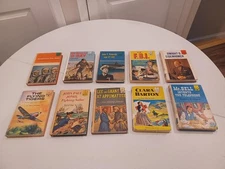 Lot of 10 Vintage Landmark Pictorial Cover Hardback Books