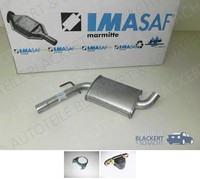 Imasaf Auspuff Msd, Mitteltopf für VW Passat 35I 1.6 TD/1.9 TD 55/59KW -8/93