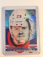 2025-26 Upper Deck Series 1 - Ud Portraits Adam Fox #P-2 New York Rangers