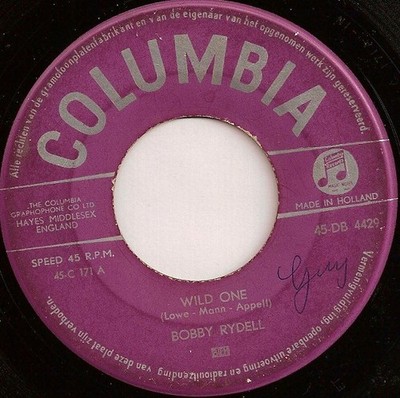 Bobby Rydell - Wild One (7'', Single)