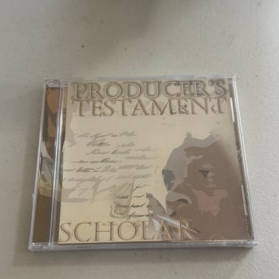 Scholar   Producer's Testament CD 2004 Hip Hop R&B Else Where?