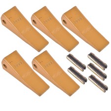 23 230 Series 230S Bucket Teeth with 23TF/23FP Flex Pins for Mini Excavator 5Pcs