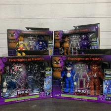 Five Nights at Freddy’s FNAF Endo Serie 2 Set MANGLE GIOCATTOLO BONNIE CHICA & FREDDY!