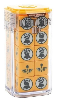 Imperial Fists Kapitel Würfel Space Marines Warhammer 40K Pack 20x 16mm Würfel