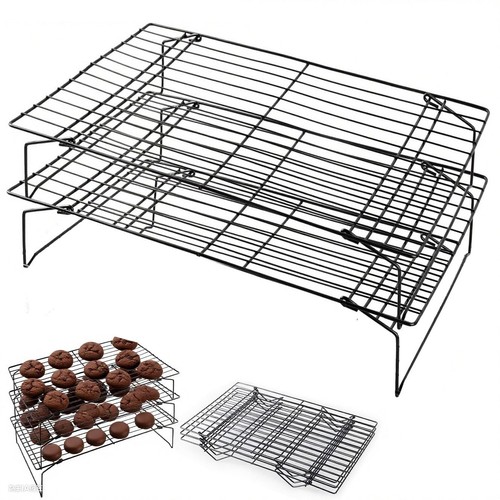 Aivralume 2-Tier Collapsible Cooling Racks, Detachable Wire Cooling ...