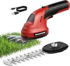 NEU MASTER 2-in-1 Cordless Grass Shear & Hedge Trimmer - 7.2V, 2.0Ah Battery