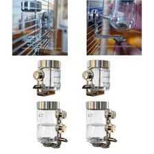 Automatic Bird Water Dispenser Cage Accessories Premium Easy Mount Durability