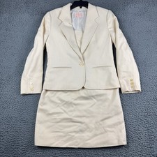 Vintage Pendleton Blazer Skirt Suit Women  s 8 Pure Virgin Wool Made In USA 80s