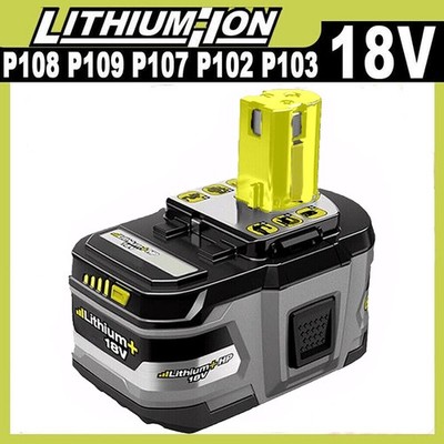 Akku 18V 8.0Ah für RYOBI One Plus Lithium RB18L50 P108 P104 Batterie 18 Volt NX