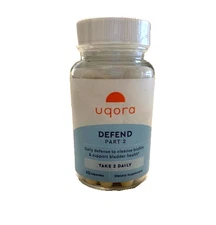 NEW UQORA DEFEND PART 2 CLEANSE BIOFILM & BLADDER SUPPORT 60 CAPSULES EXP 1/27