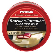 Mothers California Gold Brazilian Carnauba Cleaner Wax, 12 Ounce Pack of 1 