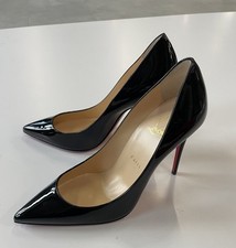 New Christian Louboutin Kate 100 Patent Leather Pumps