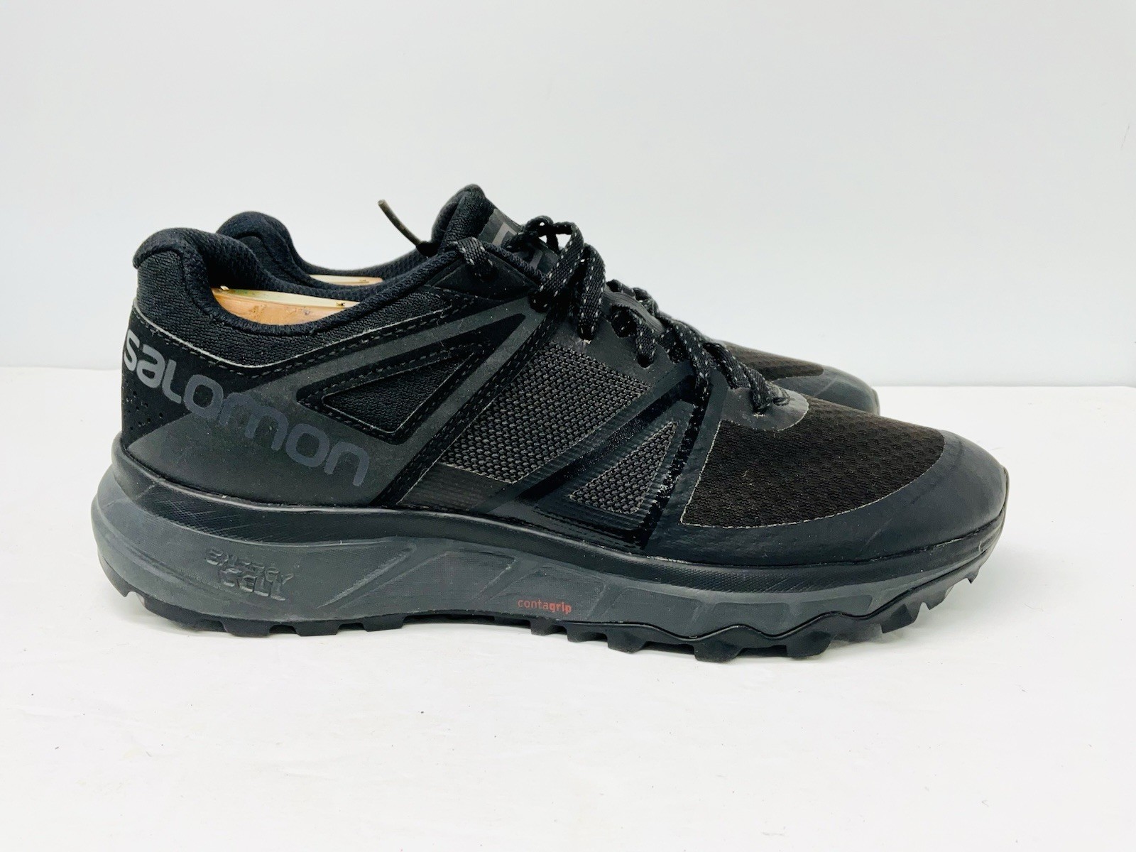 Salomon Trailster Trail Running Escursionismo Sneakers GTX Uomo Taglia 9.5 Nero 404882
