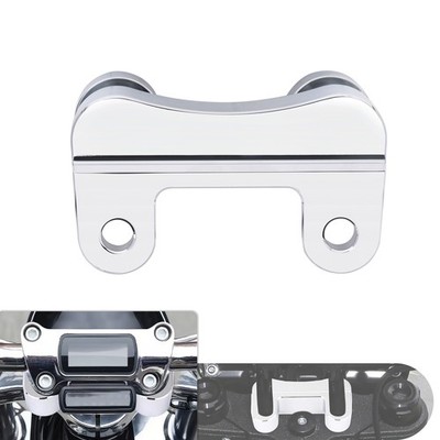 Handlebar Riser Adapter For Harley Dyna FXDB 06-17 Softail Fat Boy 18-25 Chrome