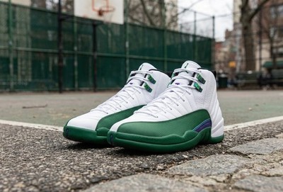 Nike Air Jordan 12 Retro Shoes Bucks 2026 White Green CT8013-103 Men's Sizes NEW