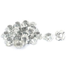 20Pcs M10x1.5mm T Nut Zinc Plated 4 Prong Tee Nuts Fasteners