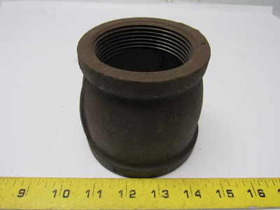 #ad 3quot; x 2 1 2quot; Threaded Reducing Coupling Low Pressure Black Iron Pipe Fitting USA $26.99